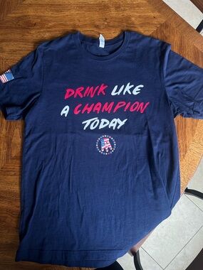 Barstool "Drink Like A Champion Today" Graphic Tee